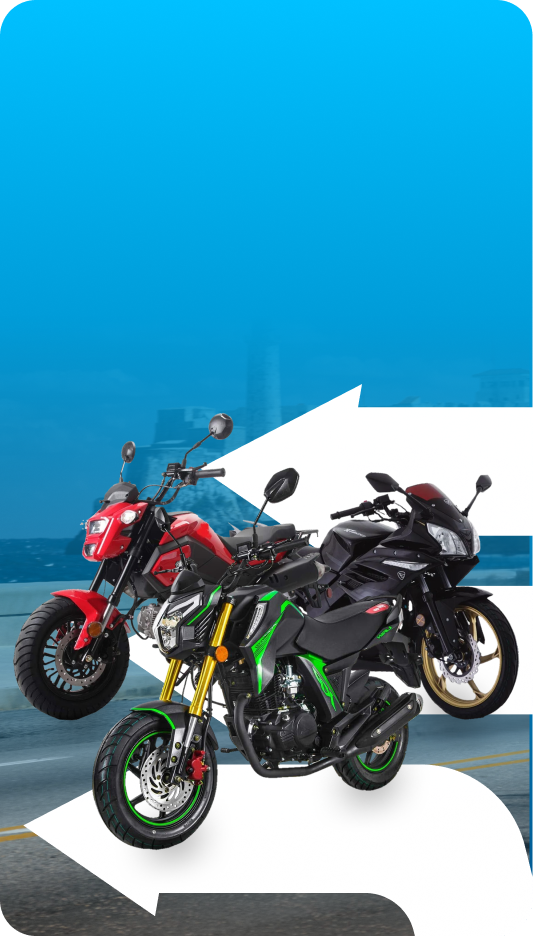 Motocicletas de alta gama y eficiencia